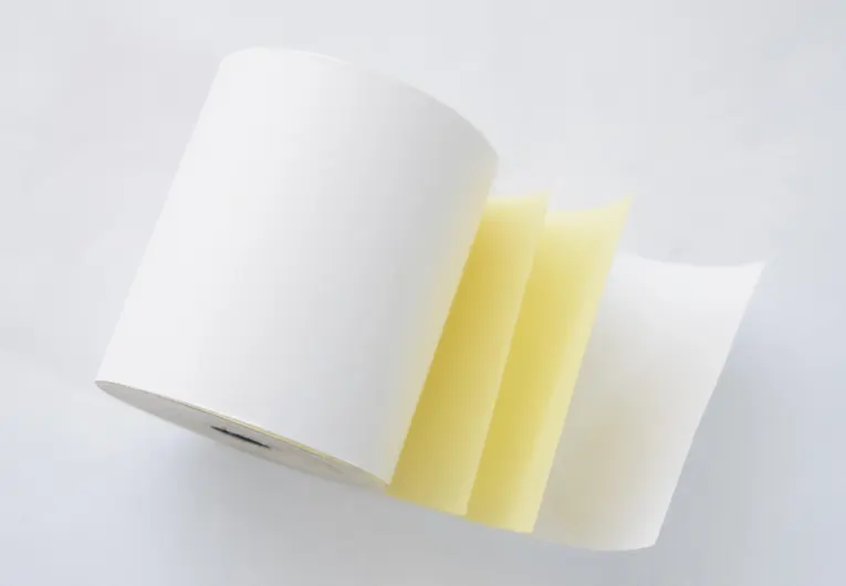Rollos papel obra 1° o prensa con autocopiativo